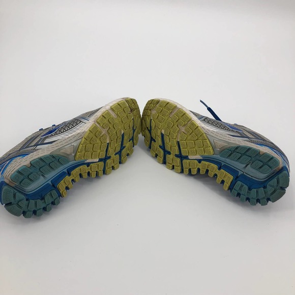 Brooks Sneakers Womens 9 Adrenaline GTS 15 Running Blue Silver Running Shoes - Picture 5 of 7